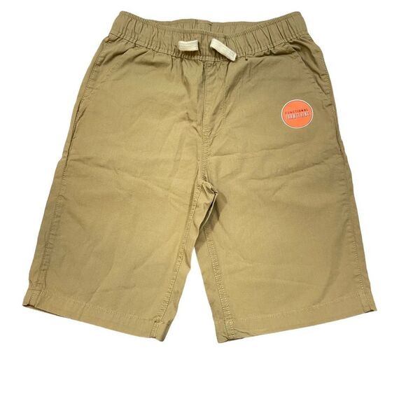 New with Tags Boy’s The Children’s Place Tan Pull On Chino Shorts Size 12 - Picture 1 of 10